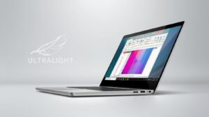 Lenovo IdeaPad Slim 5 lightweight laptop with numeric keypad for accounting students.