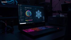 Lenovo Legion Pro 7i Gen 10 laptop with NVIDIA RTX 50-series GPU for neural network training.