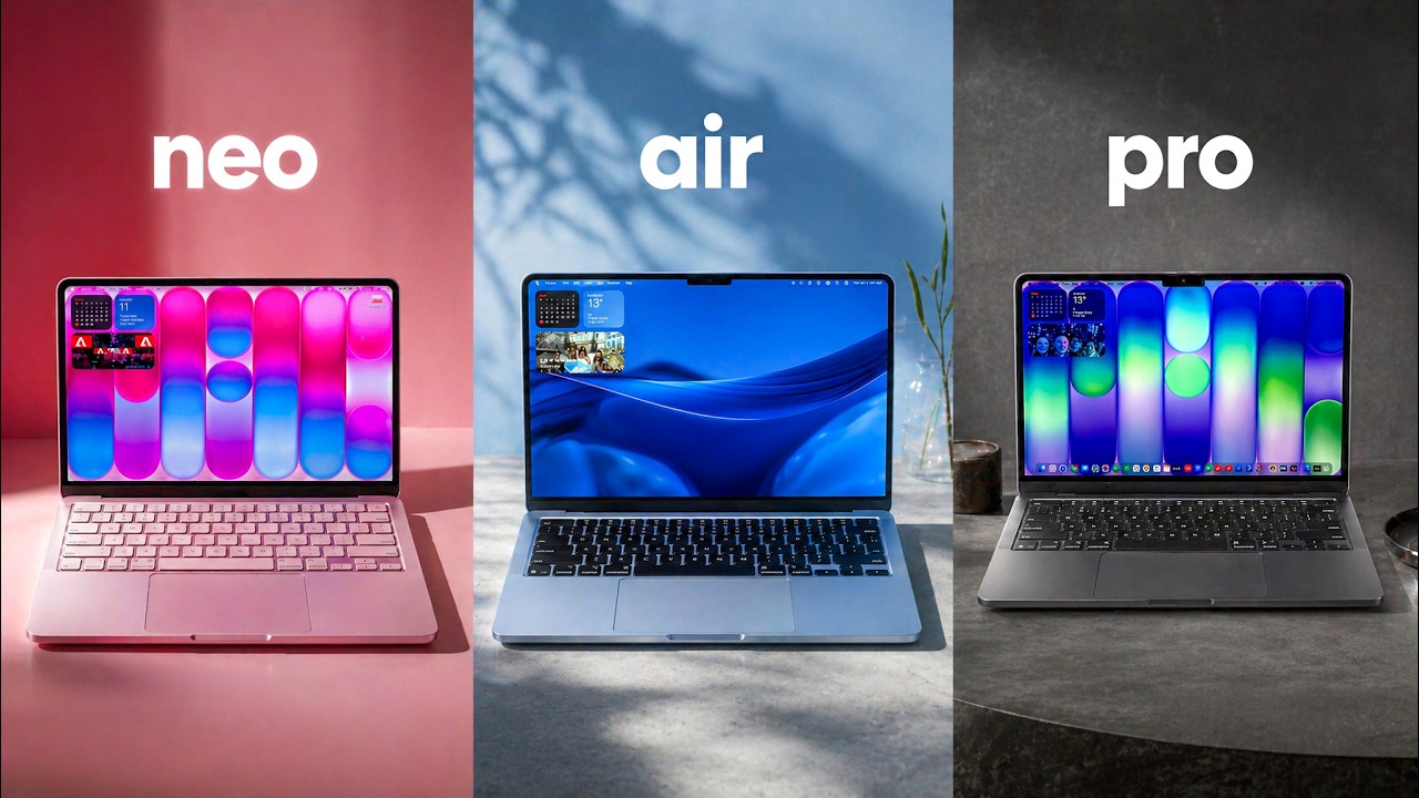 MacBook Neo vs Air vs Pro