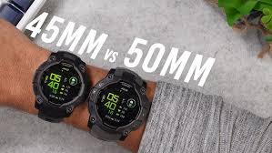45mm vs 50mm watch